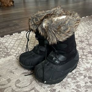 Size 11 kids snow boots. Worn one time.